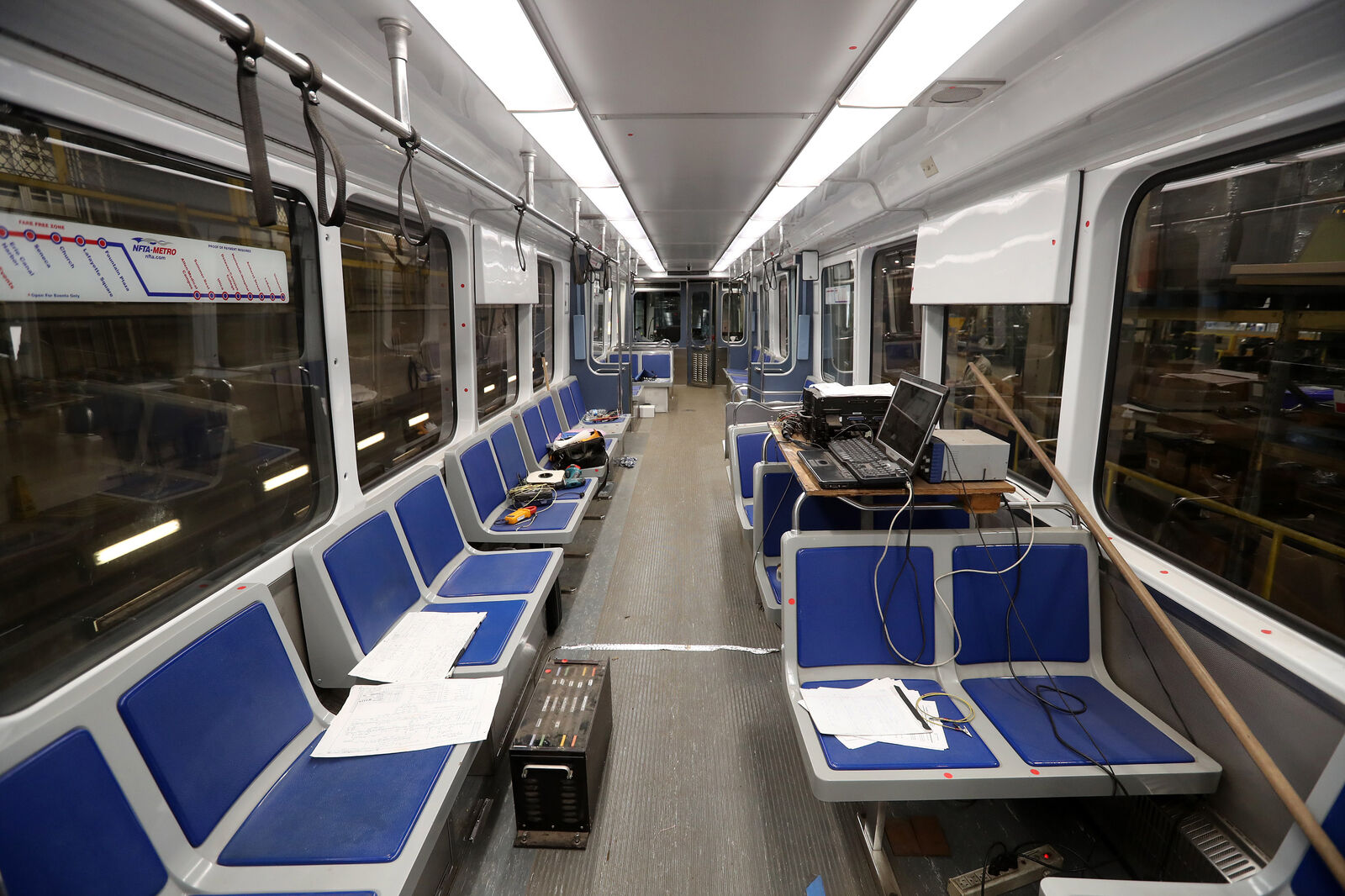 NFTA Rehabbed Railcar